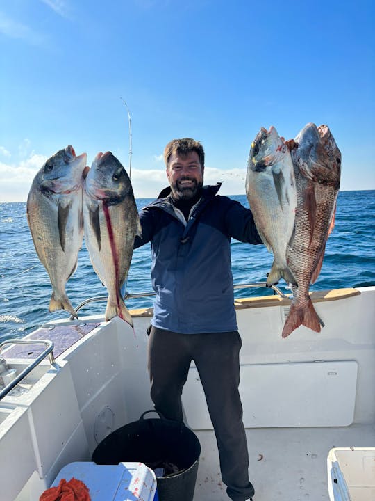 Pêche de fond en bateau pendant 4 heures