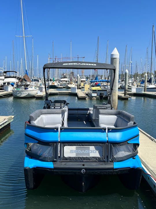 Explore San Diego in Style! Book the 2022 Sea Doo Jetski Pontoon!