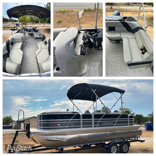 2022 TRIFECTA TRI-TOON PARTY BOAT-SEATS 10 - Fun in Fort Worth TX