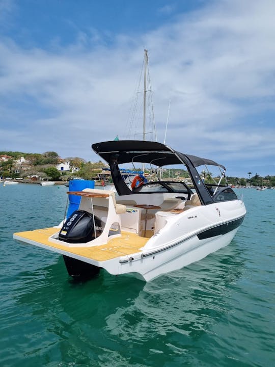 Alquiler del yate Coral Motor «Amara» de 26 pies en Búzios, Río de Janeiro, Brasil