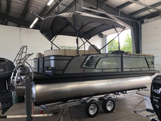 Aqua Patio 235 SB (Aqua Bat) - 14 Passenger Pontoon