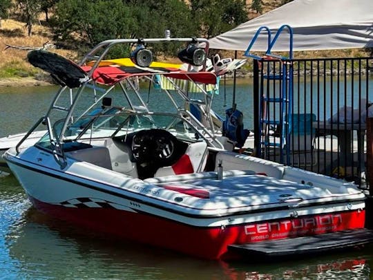 Fully fueled & waiting in the water at Lake Nacimiento! (Centurion Avalanche) 