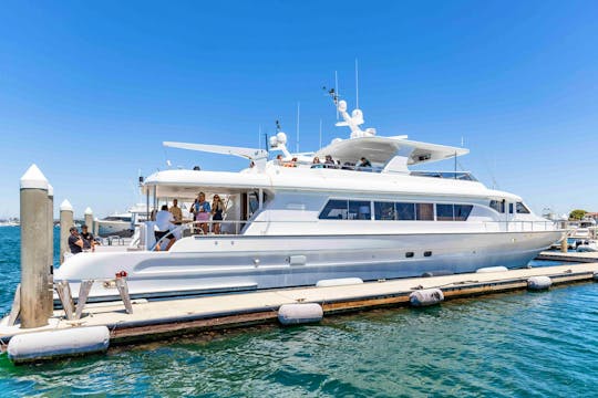  93ft Mega Yacht for San Diego and Catalina Island Adventures 