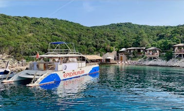 Location de catamaran à moteur Cat 17 à Dubrovnik, dans le comté de Dubrovnik-Neretva