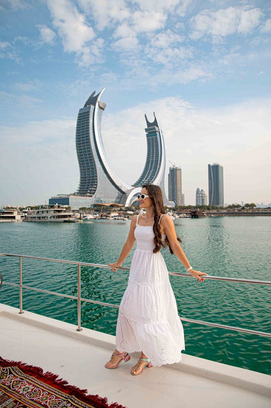Experiencia de casa flotante de lujo en Doha, Lusail, Qatar