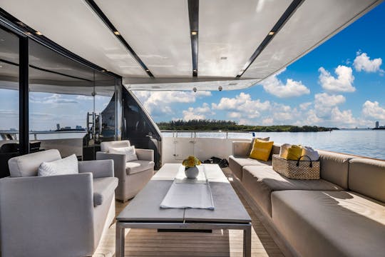 Deal of the Week! 97' San Lorenzo Yacht for Rent in Miami, Florida.