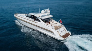  'Mr. M' Mangusta 80 Open Power Mega Yacht Rental in Monaco, Monaco