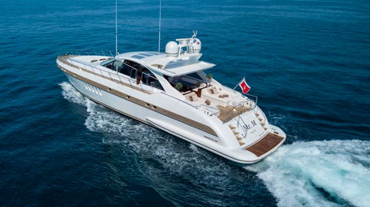  'Mr. M'  Mangusta 80 Open Power Mega Yacht Rental in Monaco, Monaco