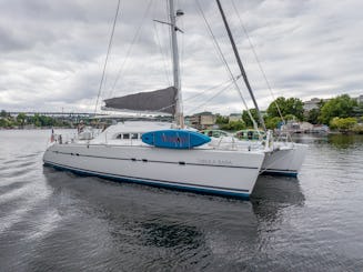 Hermoso catamarán de vela Lagoon de 57 pies