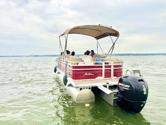 NOUVEAU ponton DLX 2024 ! Invitez vos amis ou votre famille et profitez du lac Ray Hubbard ☀️