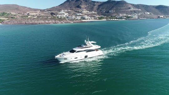 Luxury is the best option at the Ferreti 72 ft Power Mega Yacht