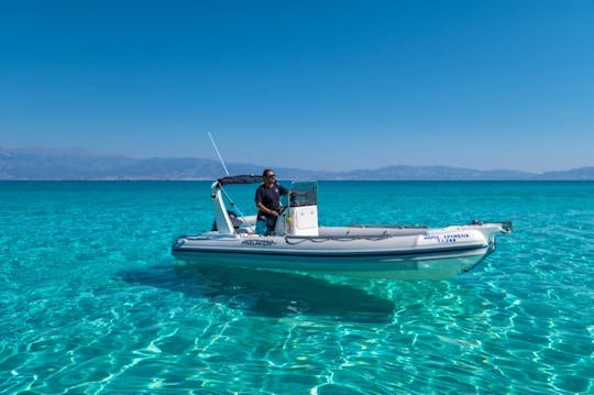 Rent a Predator RIB with skipper in Crete, Greece