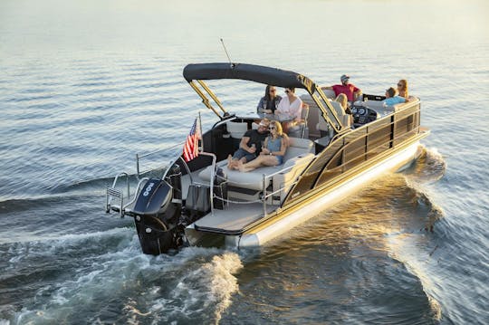 Barletta 25' Ultimate Entertainer de 300 cv - acessórios aquáticos incluídos