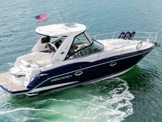 35' Monterey Luxury Sports Yacht | Entertainment Galore for up to 12 People!