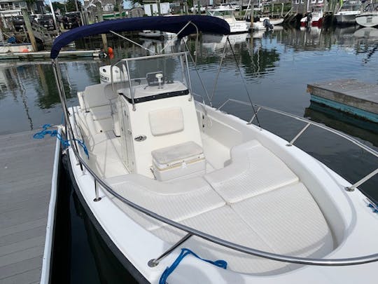 Half Day Rental | 22' Dauntless Boston Whaler in Hyannis Harbor, Massachusetts - Cape Cod