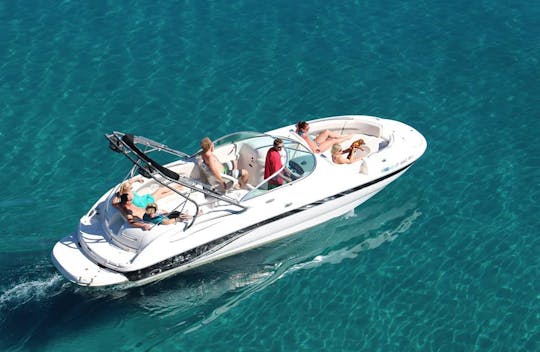 28' Powerboat Charter - up to 12 -Water Sports Sightseeing w/Toilet - Lake Tahoe