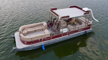 14 Person Waterslide Double Decker Pontoon in Lewisville, Texas (Free Lily Pad!)