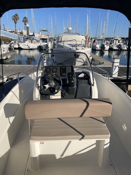 Lancha rápida Quicksilver 505 Open de 80 CV en Cascais, Lisboa