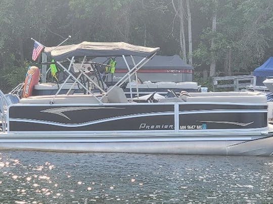 2022 Premier 23ft Sunsation Tritoon with Yamaha 150 engine