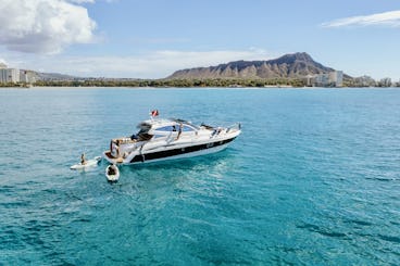 2-Hour Tour - 47ft Cranchi Mediterranee Luxury Yacht Charter in Honolulu