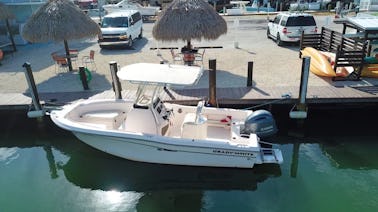 Grady White Center Console Boat for 4 people in Key Largo, Florida