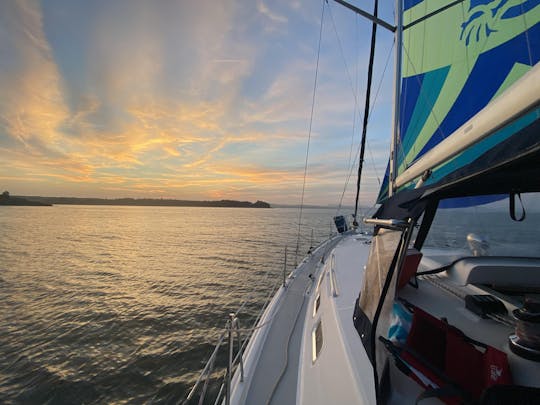 Aventura de vela a bordo do veleiro Hunter de 44 pés