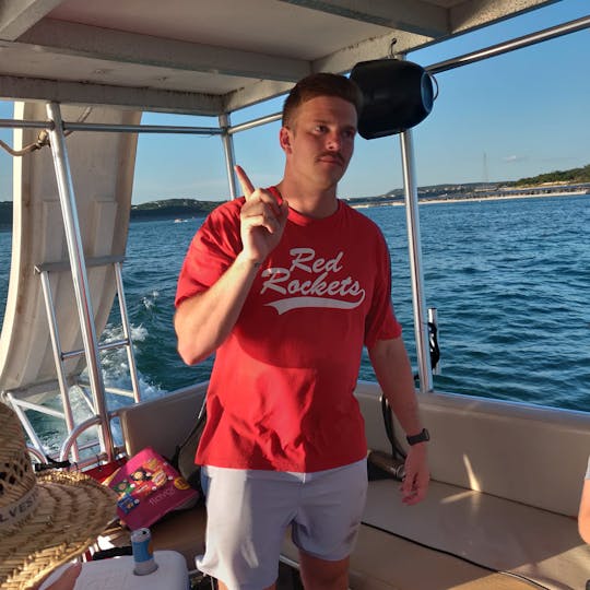 Slide into Fun: Double-Decker Party Boat on Lake Travis in Austin, TX