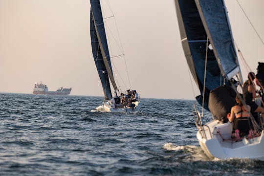 Sailing Yachts with Black Sails || Fareast 28R || 3 yachts