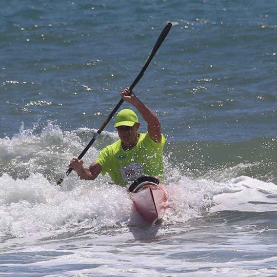 Surf Skiing in Mount Lavinia, Sri Lanka