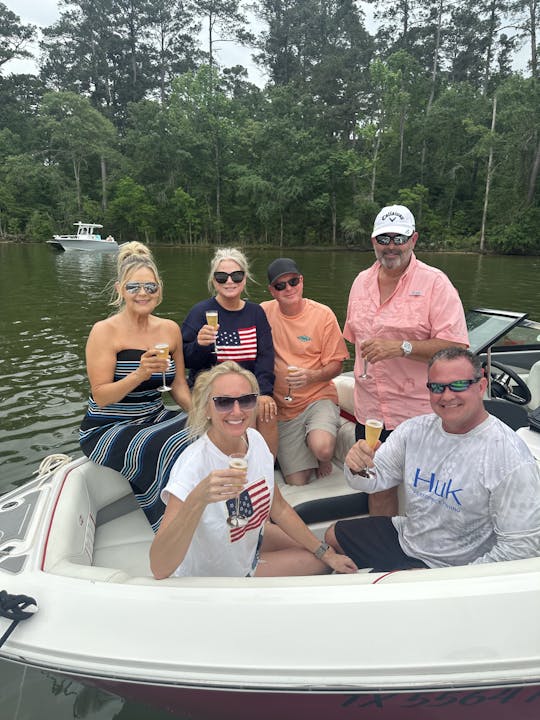 Captain included- Wake surf, water tubing or relax at sunset. All customized! 