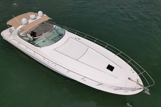 Visitando Miami? Junte-se a nós para uma experiência inesquecível a bordo de um Sea Ray de 65 pés!