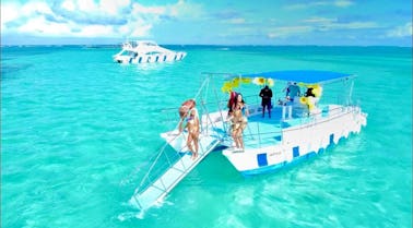 🏆Private Boat trip to Natural pool sand bar 🎊