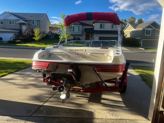 Reinell 184 BRXL boat for 7 people plus tube and wadeboard, in Cheney