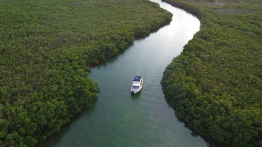 Pôr do sol em Cancún com bebidas opcionais e churrasco