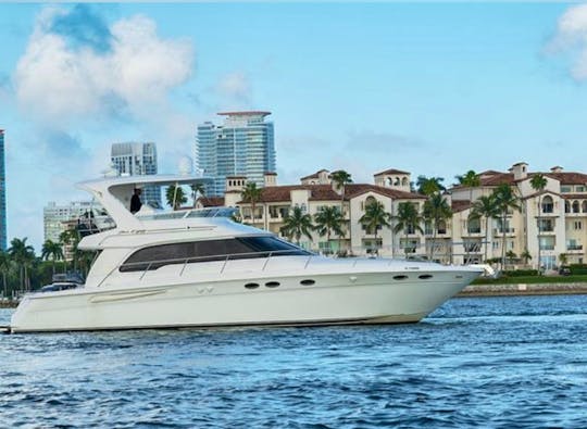 55' Sea Ray Flybridge ll Motor Yacht Charter in Miami