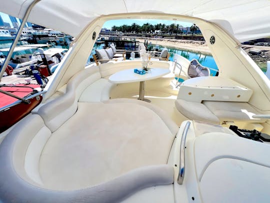 Rent Our Luxurious Azimut Italian 55ft Yacht in Abu Dhabi