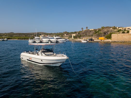 Tour privado de aventura en barco de 2 horas por Comino y Blue Lagoon