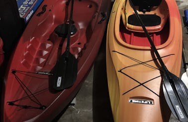 Have the Adventure of a Lifetime with a Lifetime Kayak $30/day or $50 For Both!