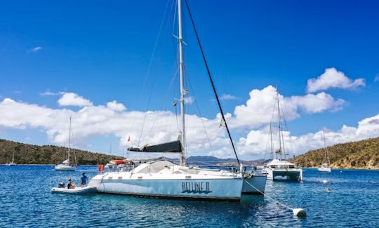 TORTOLA BVI - PRIVATE DAY SAILS ON 48' Privilege Catamaran Charter