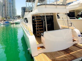 Experience Dubai on our 58ft Superfly Yacht 