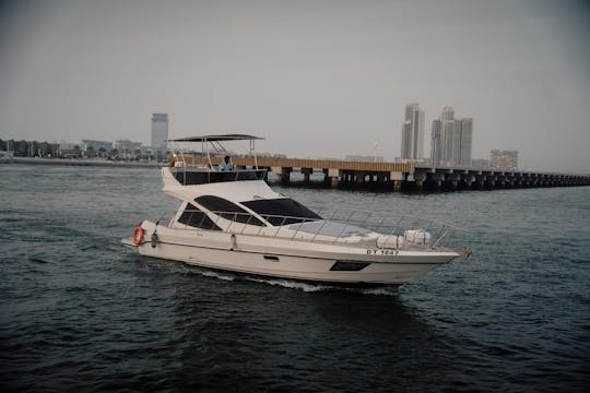 55ft Ferretti Yacht with 12 people capacity 