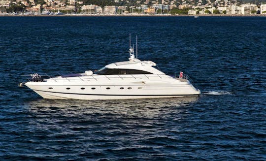 Princess V65 Power Mega Yacht Rental in Saint-Tropez 