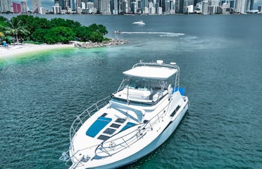 Cruisers Express 50ft Flybridge for Charter in beautiful Miami!