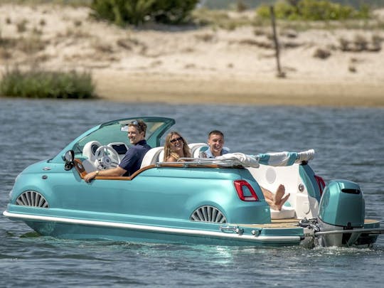 16' 2024 Fiat 500 Water Taxi/Tubing Car Boat Rental in Sag Harbor, New York