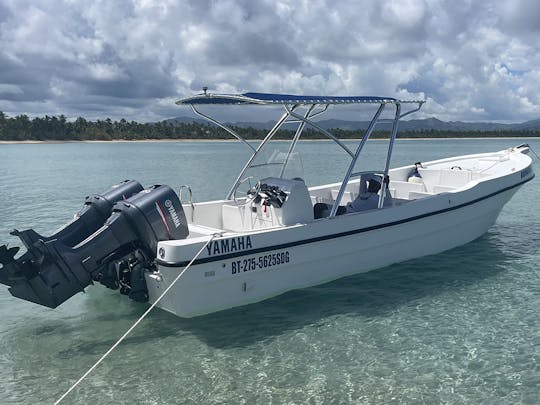 Bateau à moteur à Las Terrenas 