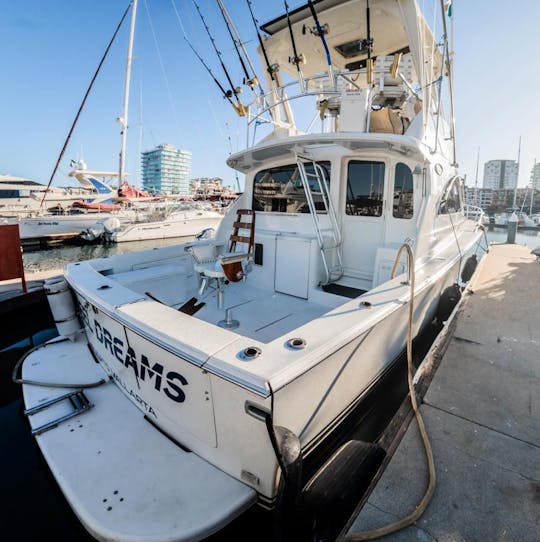 Hermoso yate de pesca deportiva Ocean Yacht 42 en Puerto Vallarta, Jalisco 