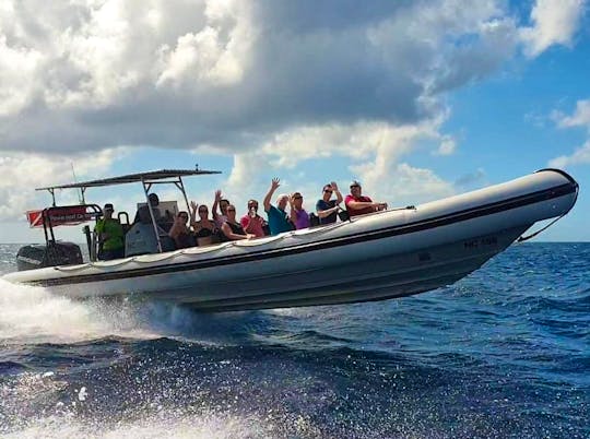 Adrenaline experience! Charter a Powerboat RIB In Curaçao (max. 10 pax)