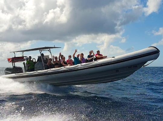 Adrenaline experience! Charter a Powerboat RIB In Curaçao (max. 10 pax)