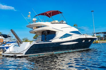 50ft Ocean Pro Flybridge Motor Yacht Rental in Rio de Janeiro, Brazil