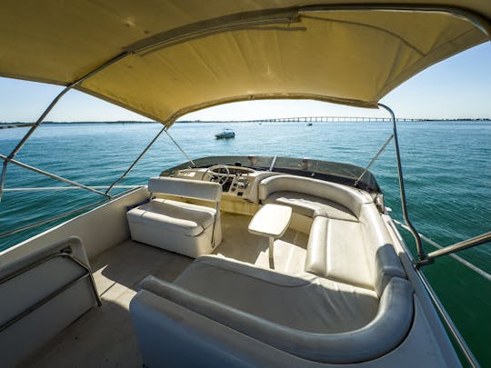 Miami in Style: 48ft Princess Flybridge Yacht - Free Jet Ski or 1 Extra Hour! 